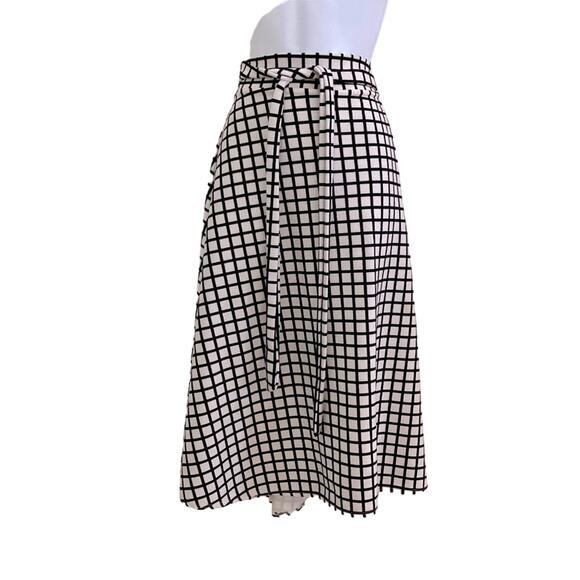 One More Thyme Grid Print Midi Skirt - Picture 1 of 5